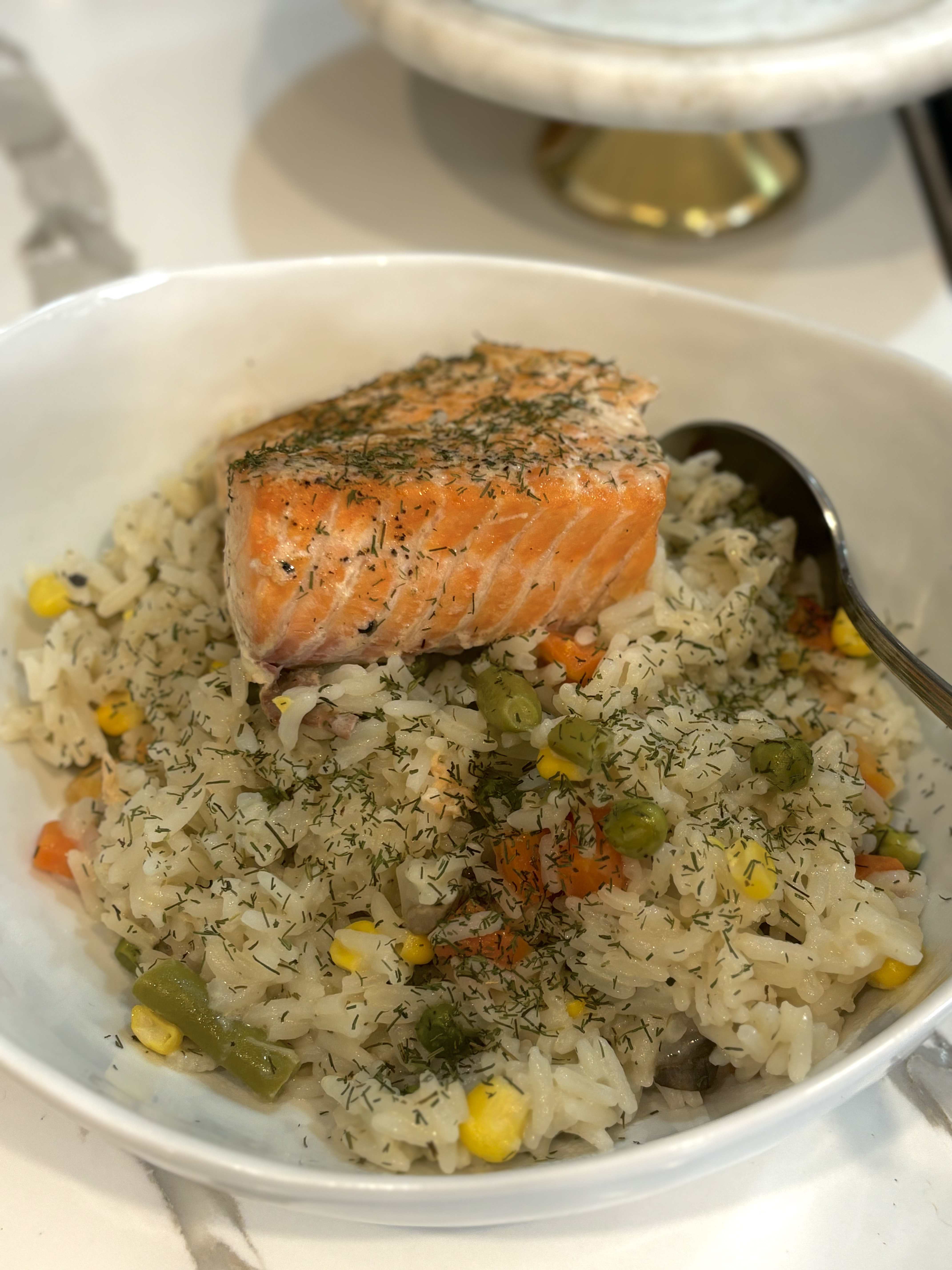 ONE POT SALMON & RICE